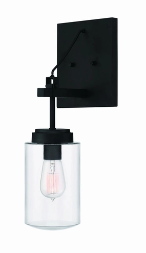 Crosspoint One Light Outdoor Wall Sconce in Espresso Wall Lights outlet online