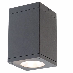 Cube Arch LED Flush Mount Graphite Outdoor Ceiling Mount Lighting clearance
