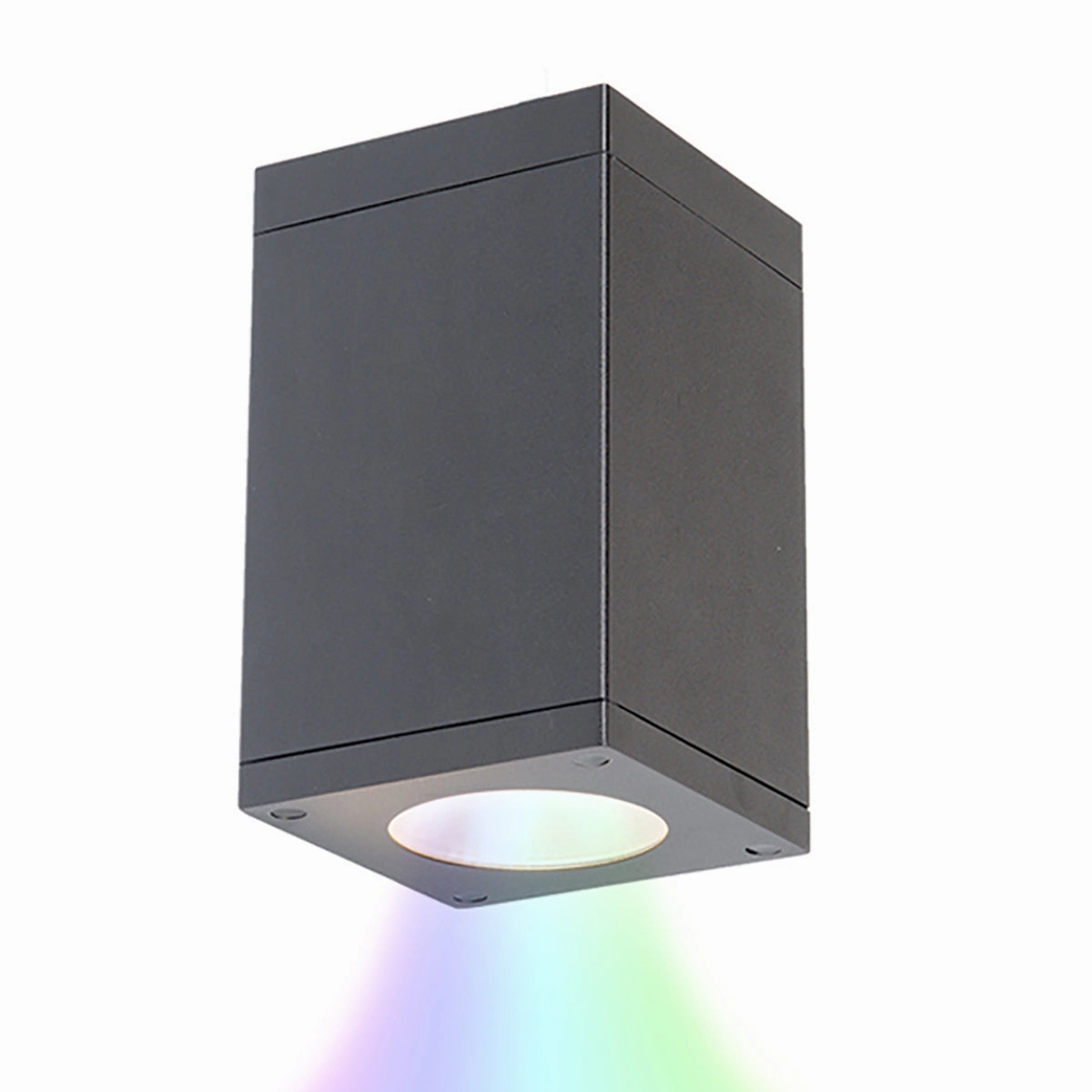 Cube Arch LED Flush Mount Graphite Outdoor Ceiling Mount Lighting clearance
