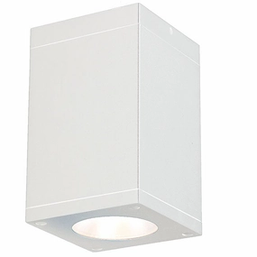 Cube Arch LED Flush Mount White Outdoor Ceiling Mount Lighting clearance