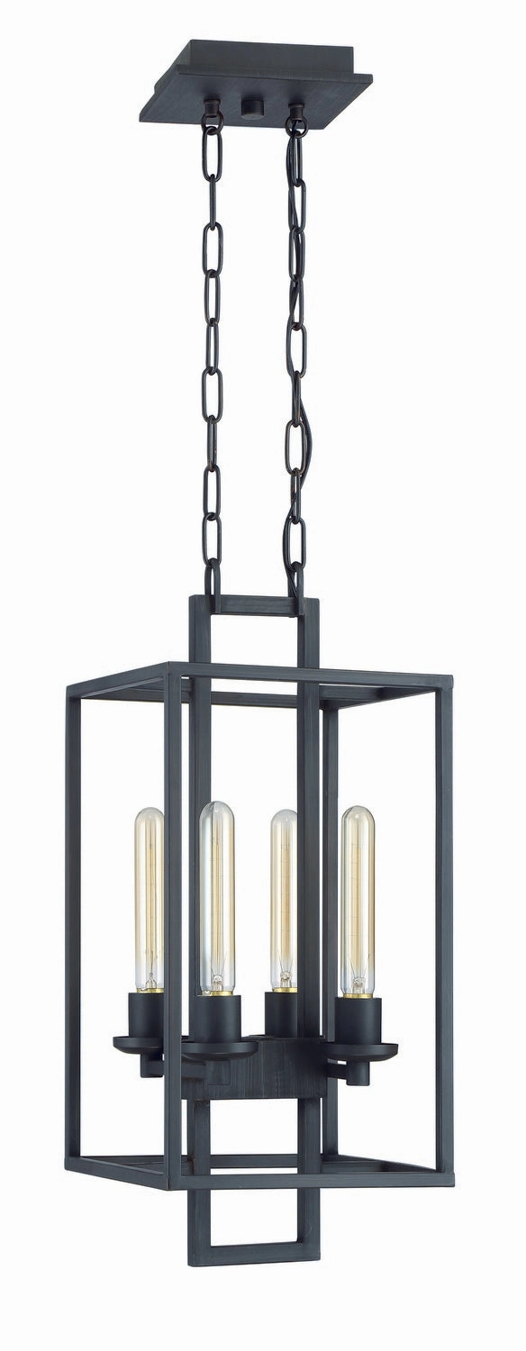 Cubic Four Light Foyer Pendant Aged Bronze Brushed Ceiling Lights Lighting cheap deals