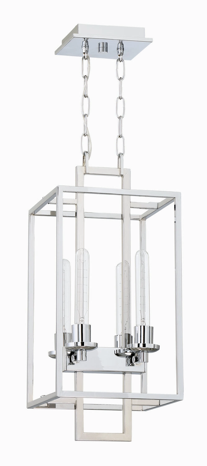 Cubic Four Light Foyer Pendant Chrome Cheap Ceiling Lights available