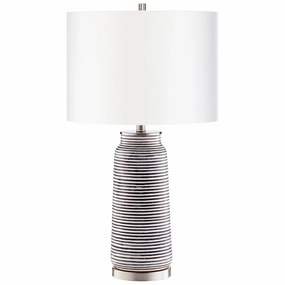 Cyan 10544-1 Table Lamps - Satin Nickel Discount Lighting Lamps