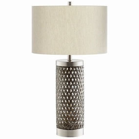 Cyan 10547-1 Table Lamps - Satin Nickel Discount Lighting Lamps