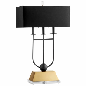 Cyan 10983-1 Table Lamps - Black And Gold Discount Lighting Lamps