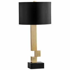 Cyan 10985-1 Table Lamps - Black And Gold Discount Lighting Lamps