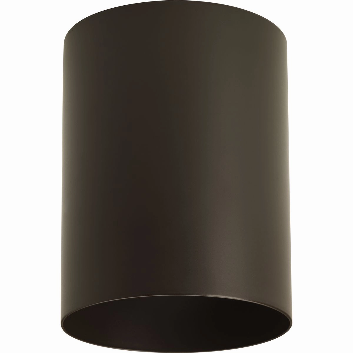 Cylinder One Light Outdoor Ceiling Mount Antique Bronze Flush Outdoor Ceiling Mount Lights