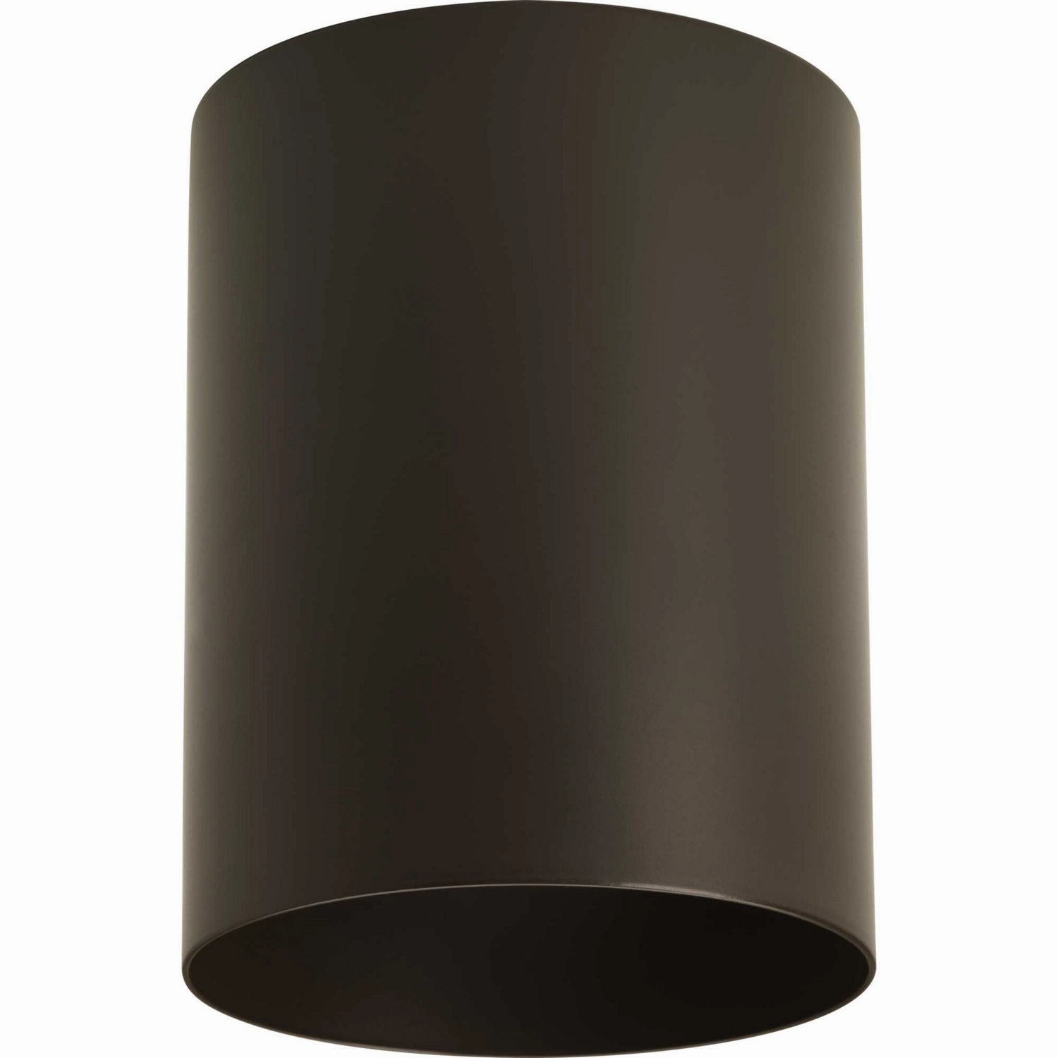 Cylinder One Light Outdoor Ceiling Mount Antique Bronze Flush Outdoor Ceiling Mount Lights