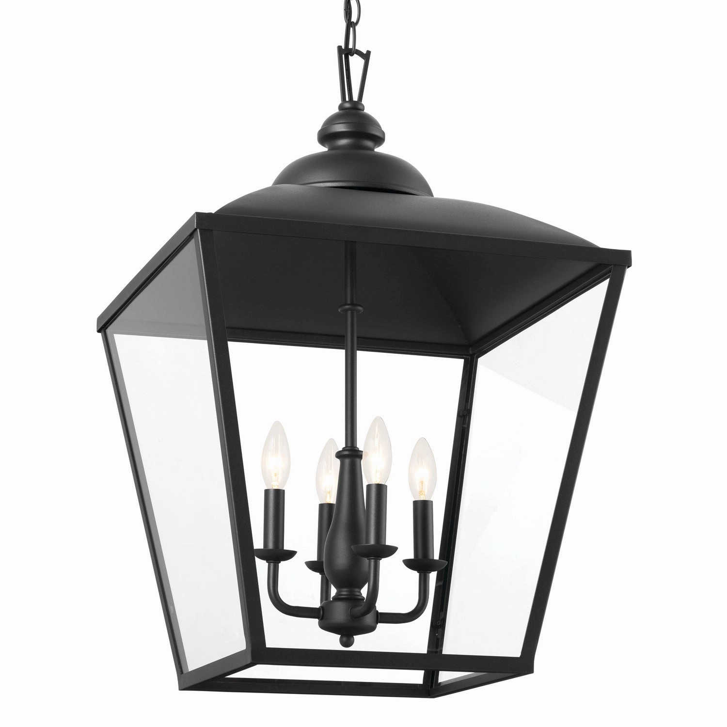 Dame Four Light Foyer Pendant Textured Black Ceiling Light Fixtures on sale