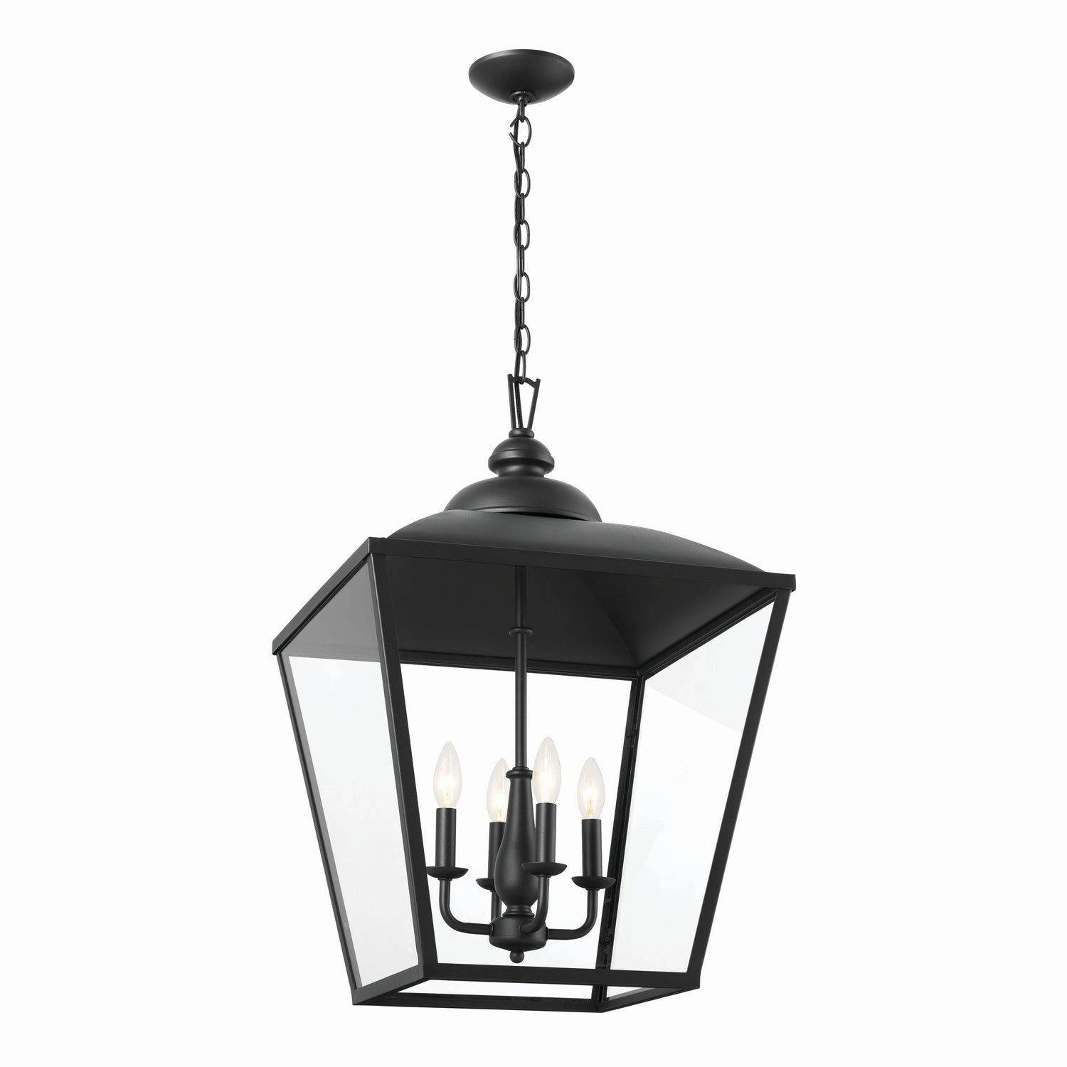Dame Four Light Foyer Pendant Textured Black Ceiling Lights Lighting free shipping
