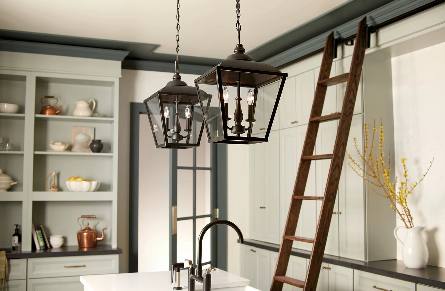 Dame Two Light Pendant Textured Black Ceiling Light Fixtures on sale