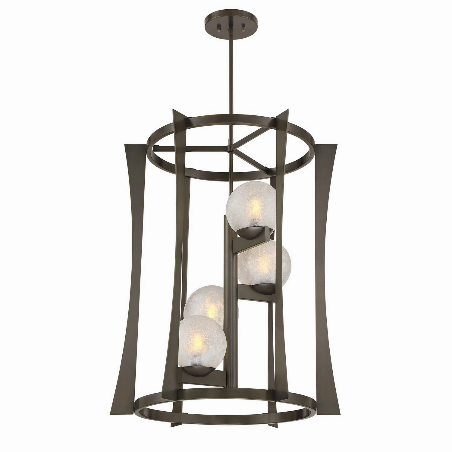 Darien Four Light Pendant Mediterranean Bronze Designer Ceiling Lights for less