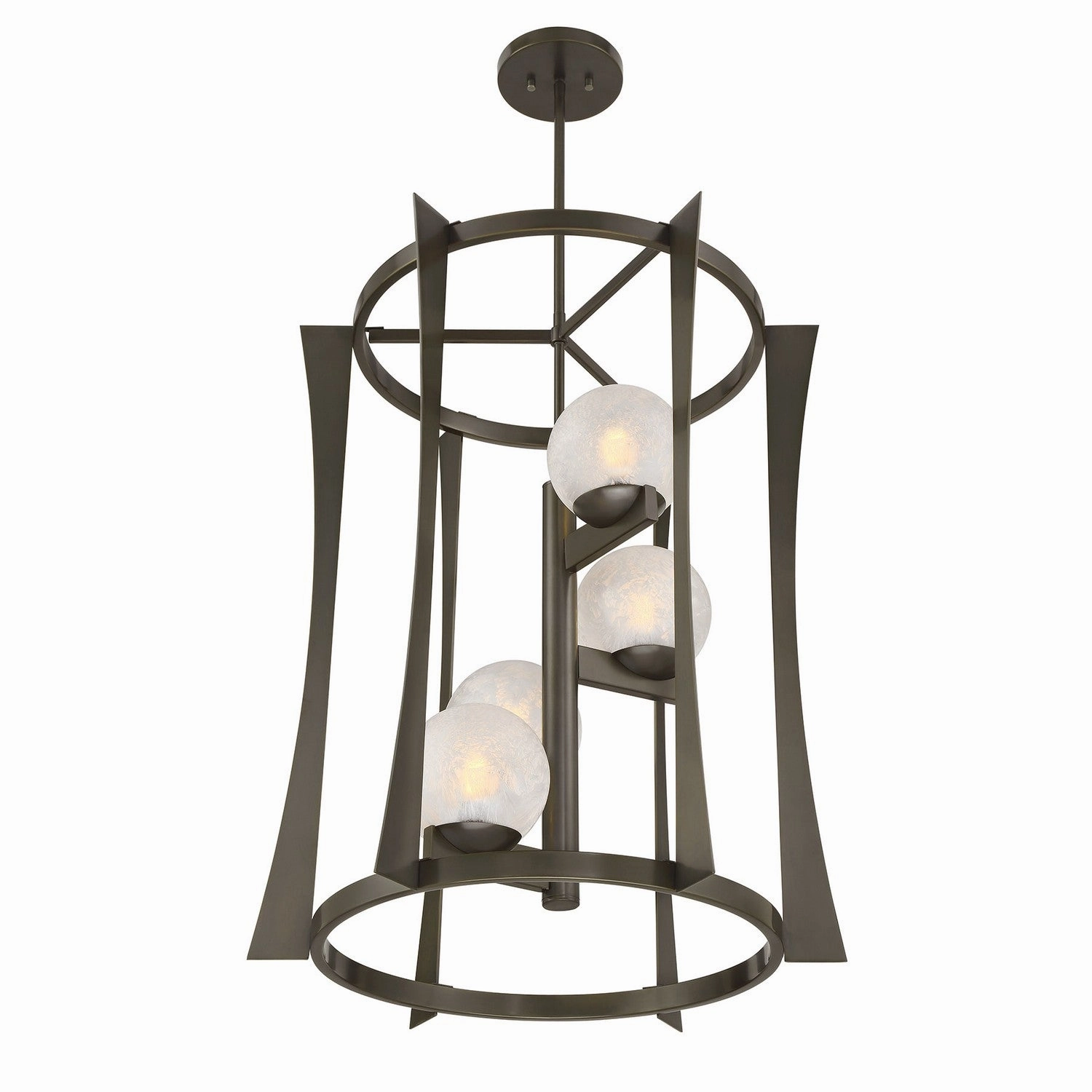 Darien Four Light Pendant Mediterranean Bronze Designer Ceiling Lights for less