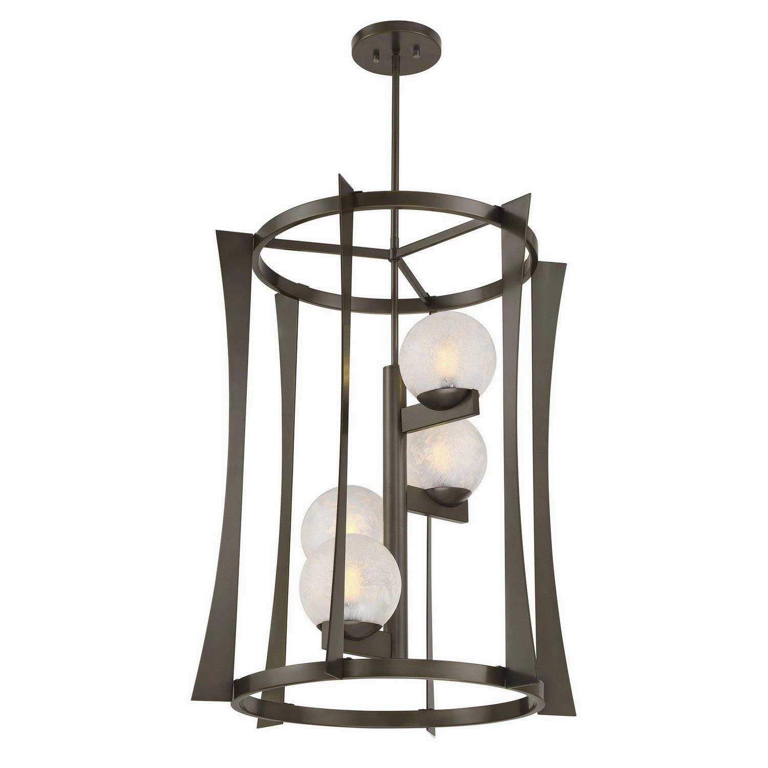 Darien Four Light Pendant Mediterranean Bronze Designer Ceiling Lights for less