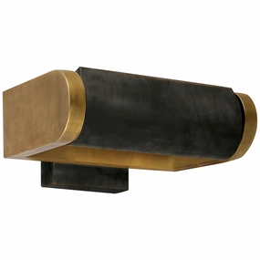 David Art One Light Wall Sconce Hand-Rubbed Antique Brass Wall Lights for patio sale