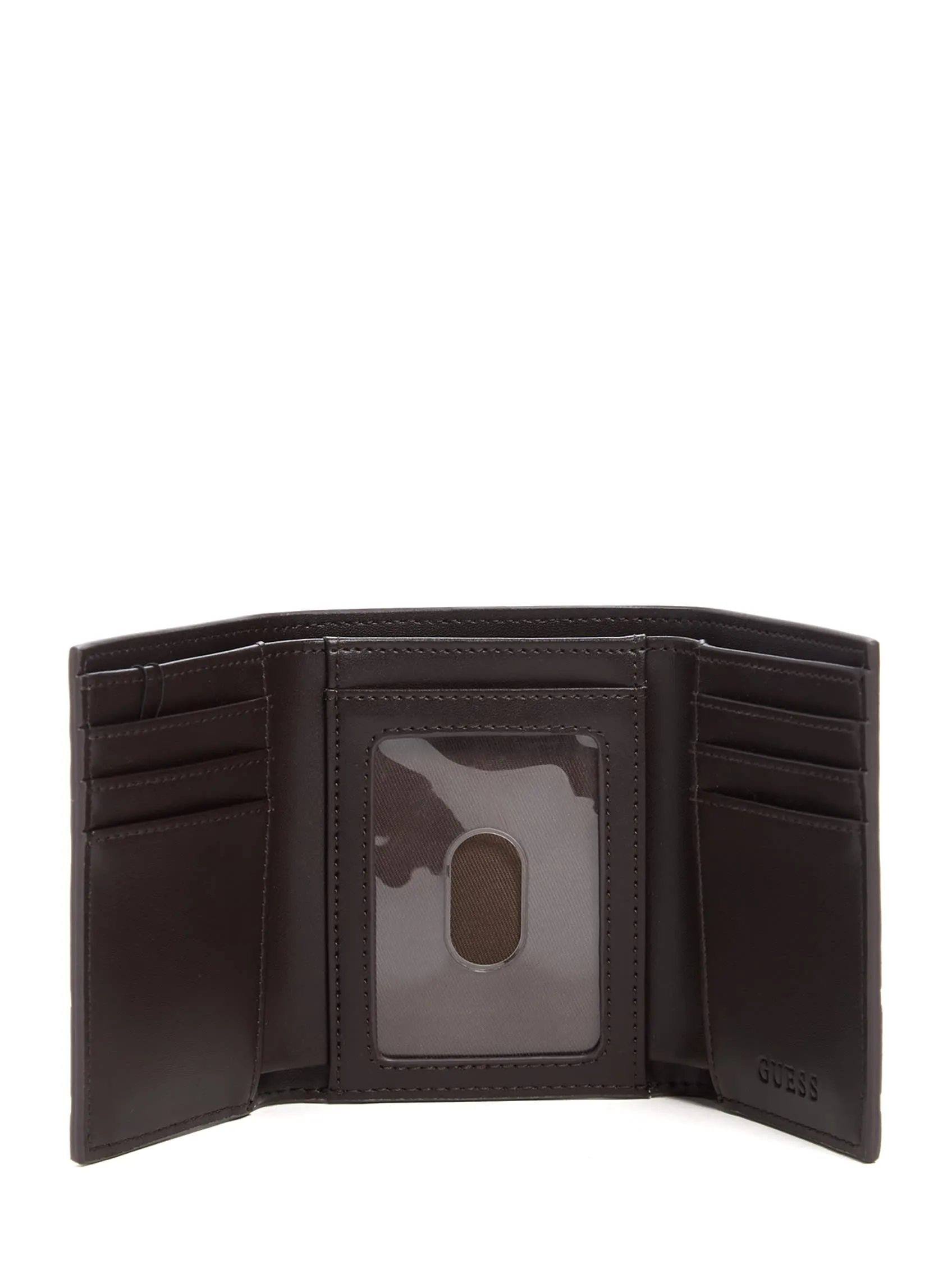 Debossed Logo Trifold Wallet