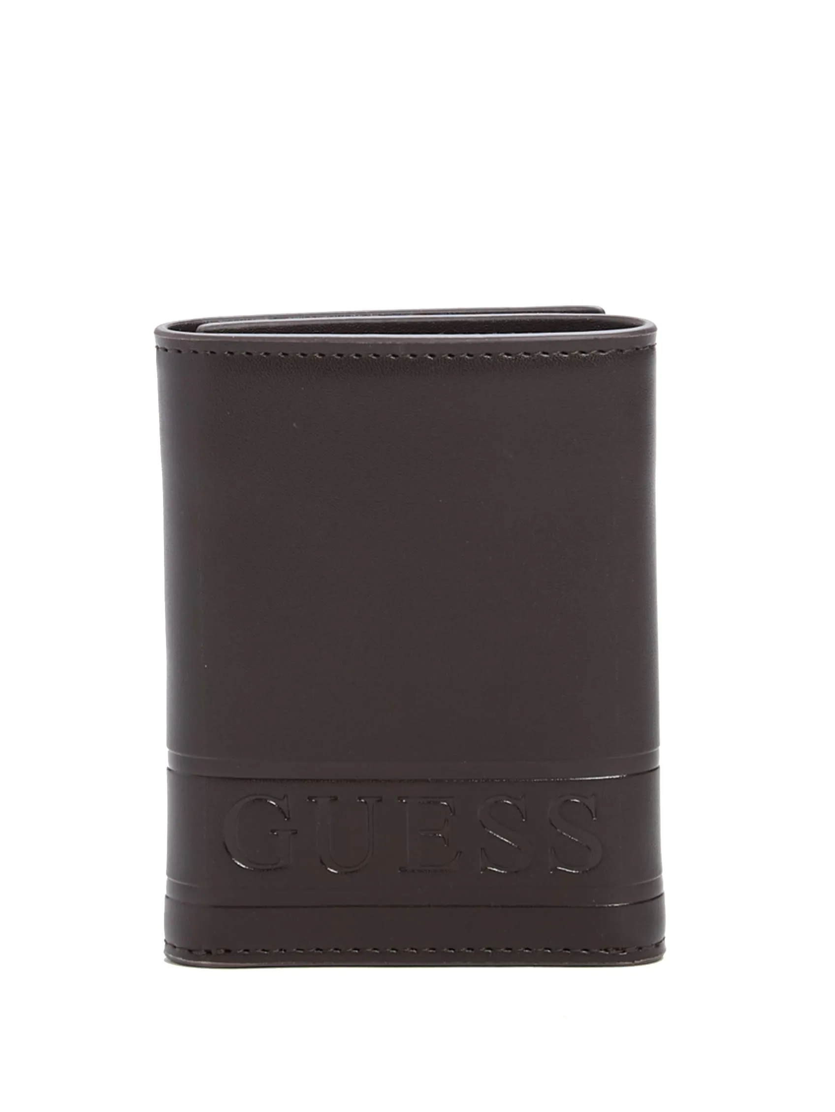 Debossed Logo Trifold Wallet