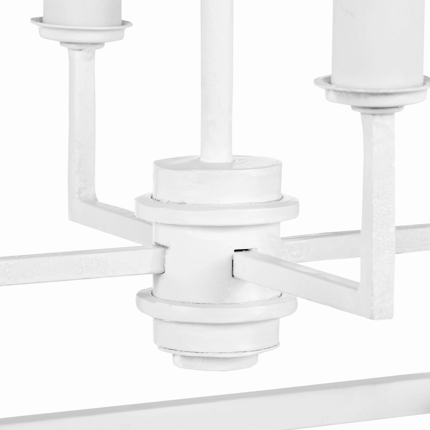 Denison Collection Five Light Chandelier Gesso White Cheap Ceiling Lights available