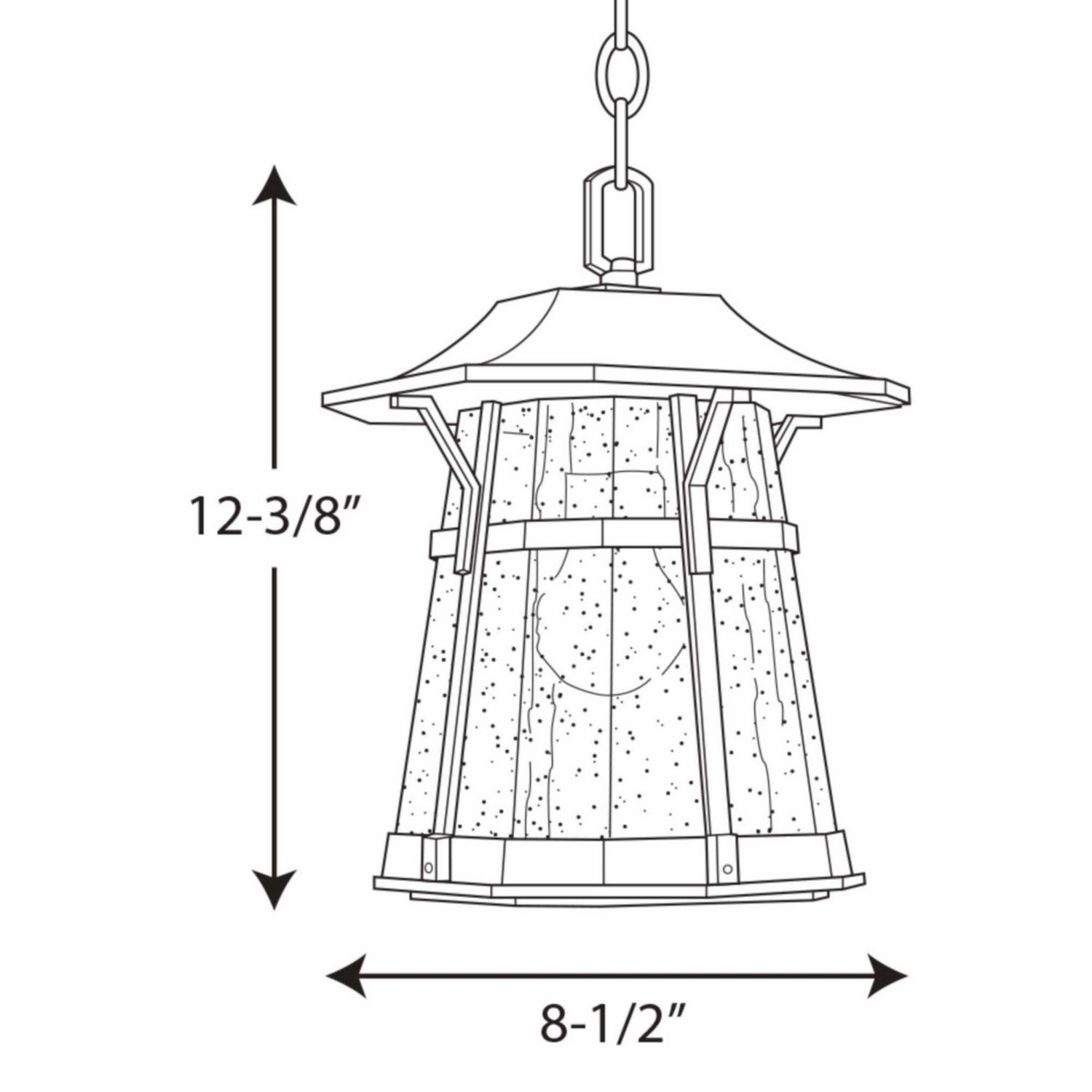 Derby One Light Hanging Lantern Espresso Garden Hanging Lights promo