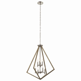 Deryn Eight Light Chandelier Distressed Antique Gray Ceiling Lights Lighting free shipping