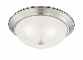 Designers Fountain Decorative Flushmount 1257L-SP-W Ceiling Light - Satin Platinum Online shop Ceiling Lights