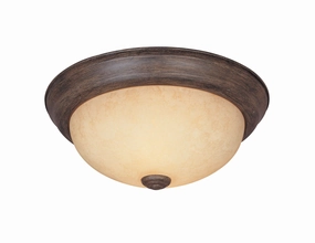 Designers Fountain Decorative Flushmount 1257L-WM-AM Ceiling Light - Warm Mahogany Online shop Ceiling Lights