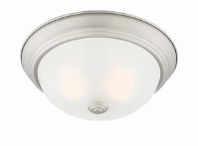 Designers Fountain Decorative Flushmount 1257S-PW-W Ceiling Light - Pewter Online shop Ceiling Lights