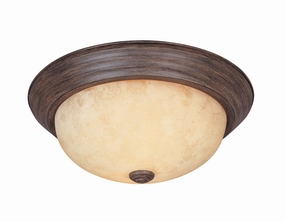Designers Fountain Decorative Flushmount 1257S-WM-AM Ceiling Light - Warm Mahogany Online shop Ceiling Lights