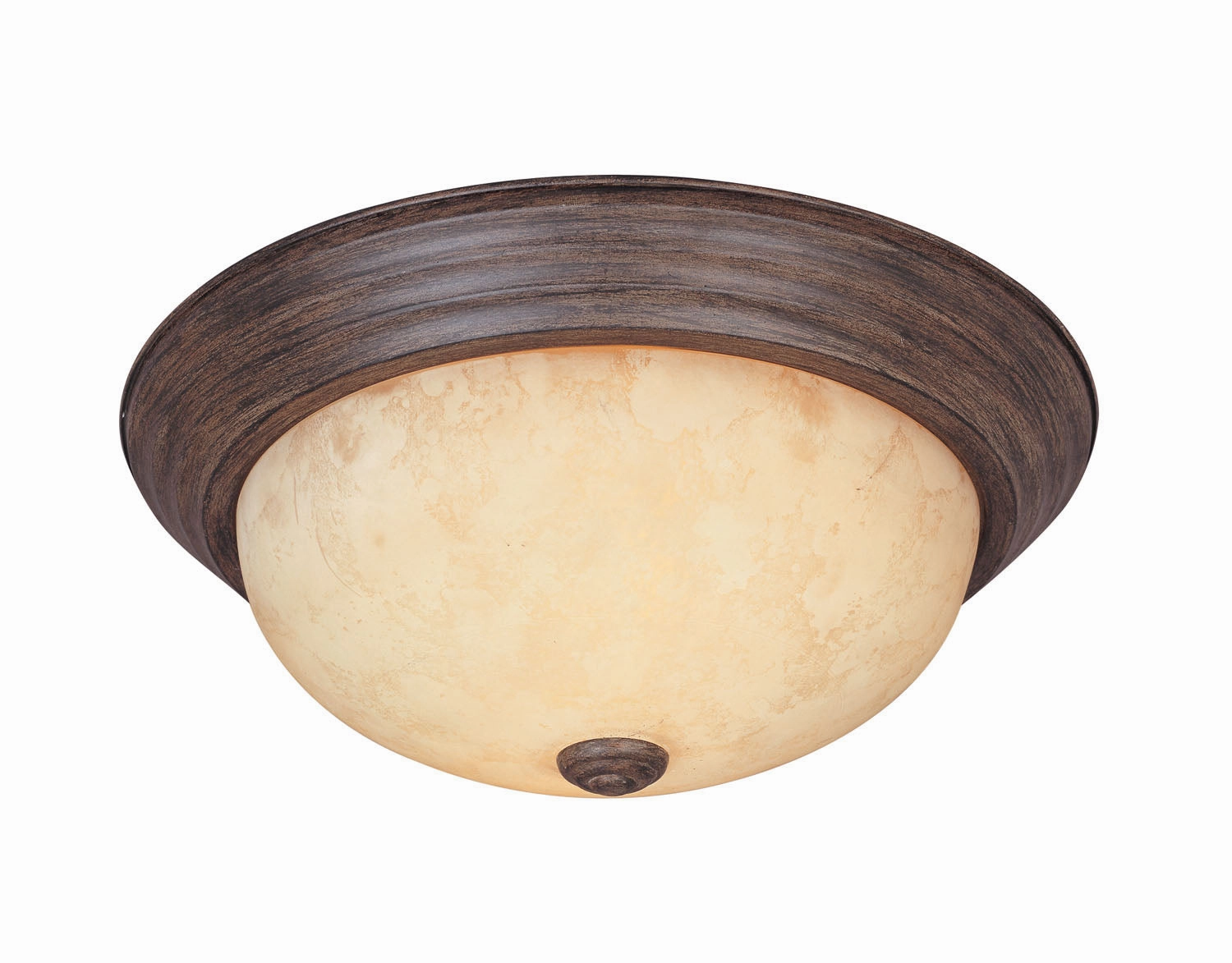 Designers Fountain Decorative Flushmount 1257S-WM-AM Ceiling Light - Warm Mahogany Online shop Ceiling Lights