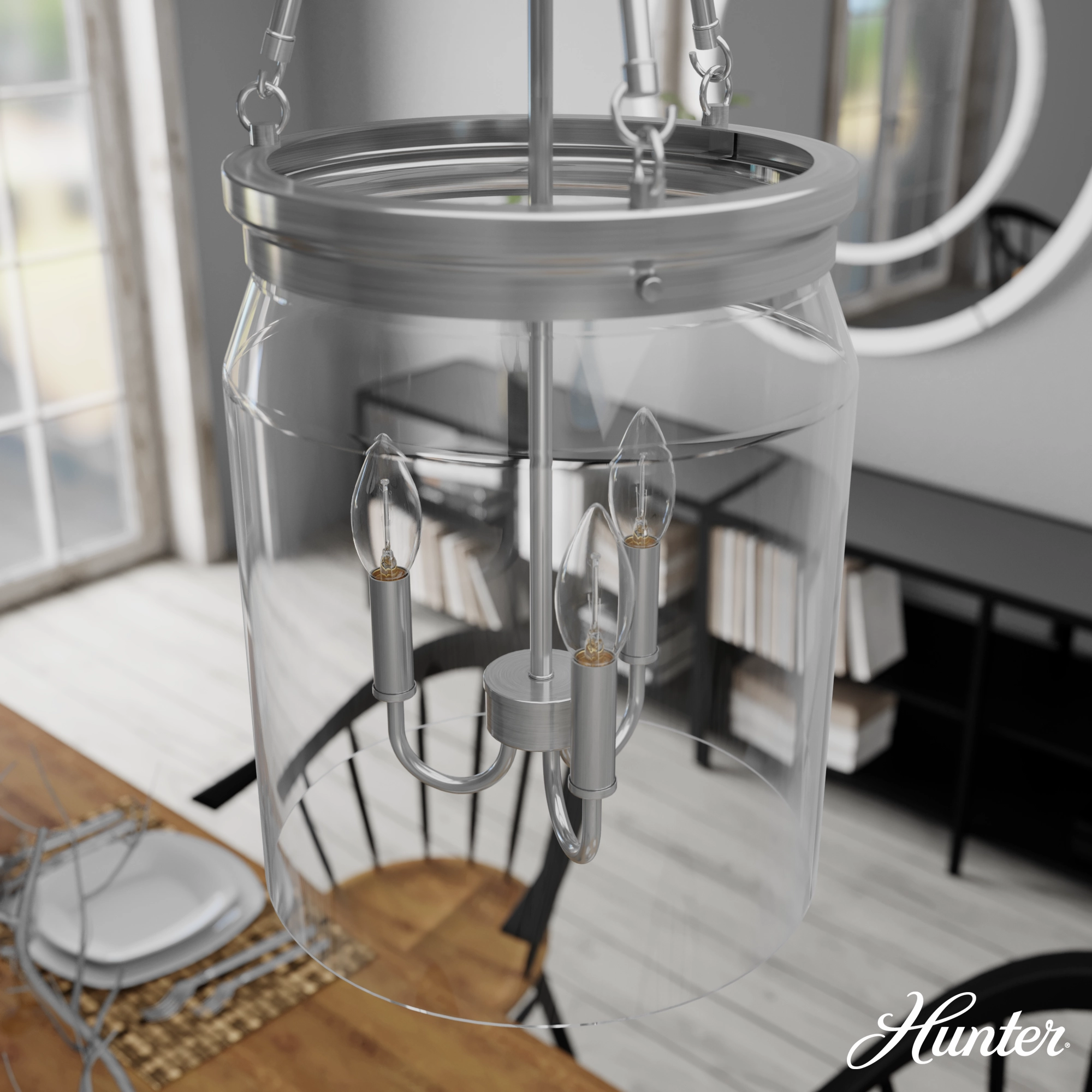 Devon Park Three Light Pendant Brushed Nickel Buy Ceiling Lights online