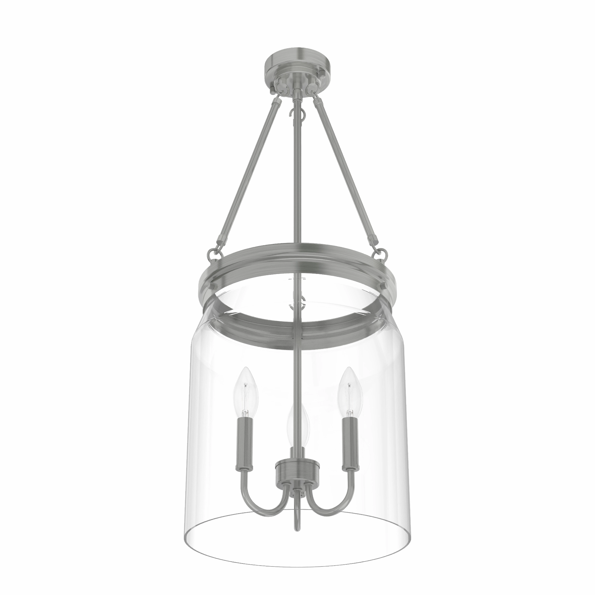 Devon Park Three Light Pendant Brushed Nickel Buy Ceiling Lights online