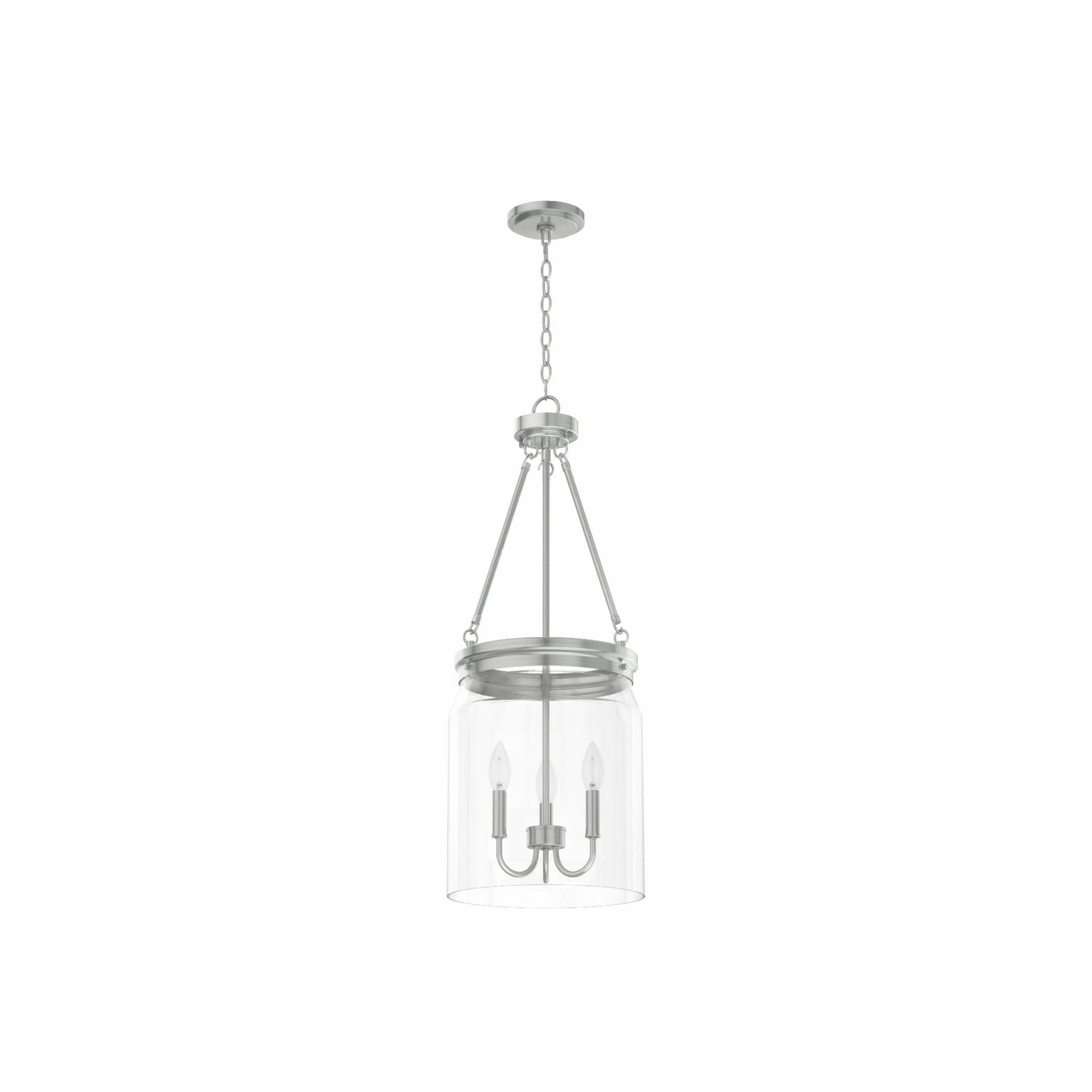 Devon Park Three Light Pendant Brushed Nickel Ceiling Lights Lighting discount price