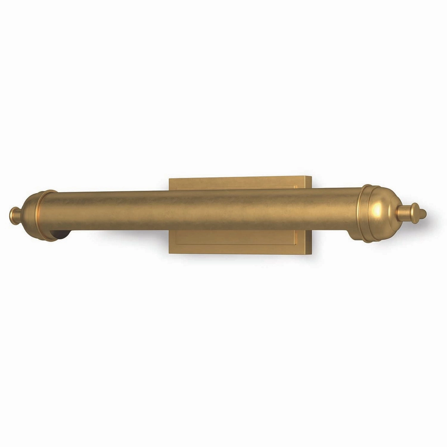 Devon Two Light Picture Light Natural Brass Wall Lights for patio sale