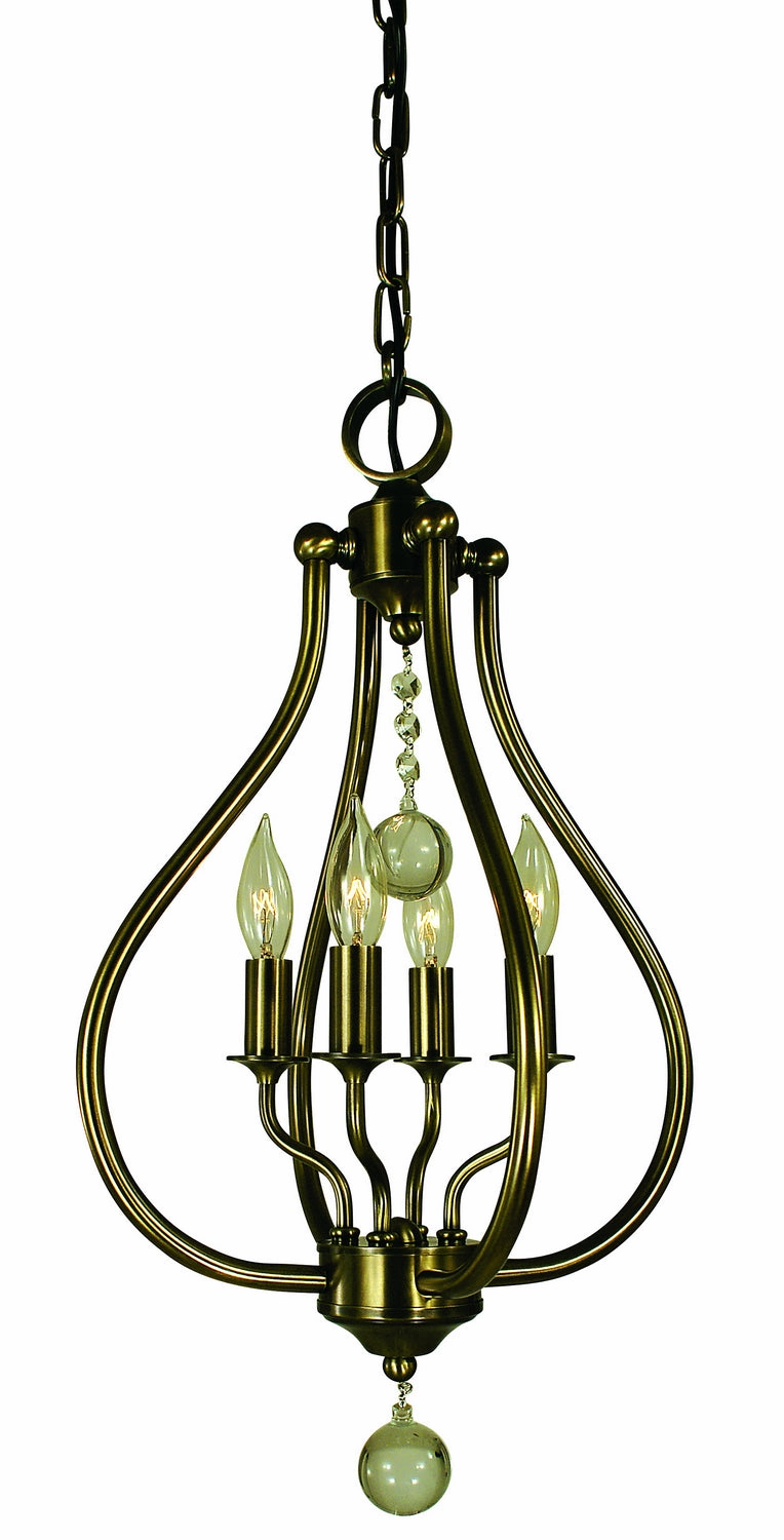 Dewdrop Four Light Pendant Antique Brass Ceiling Lights Lighting discount price