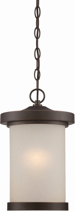 Diego LED Outdoor Hanging Lantern Mahogany Bronze Outdoor Hanging Lights Lighting premium