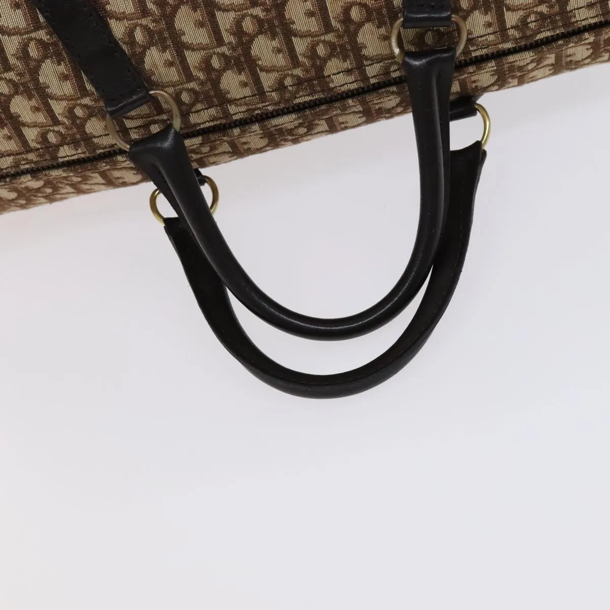 Dior Boston Canvas Travel Bag (Pre-Owned)