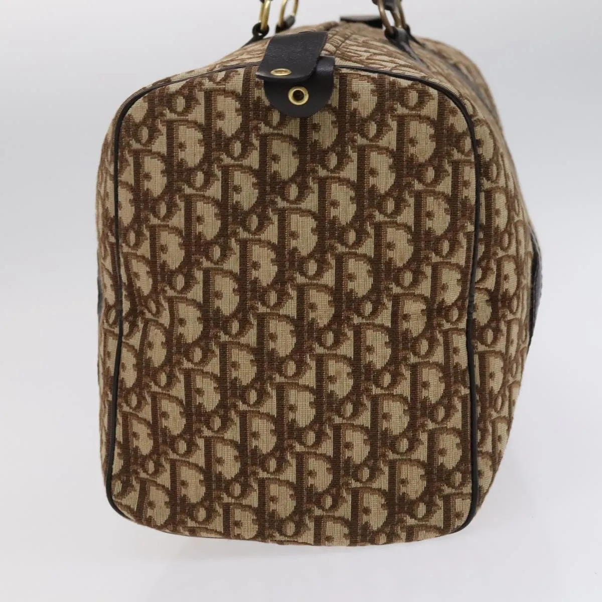 Dior Boston Canvas Travel Bag (Pre-Owned)