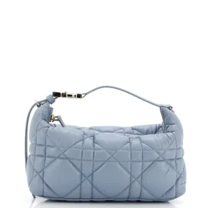 DiorTravel Nomad Pouch Macrocannage Quilt Calfskin Medium