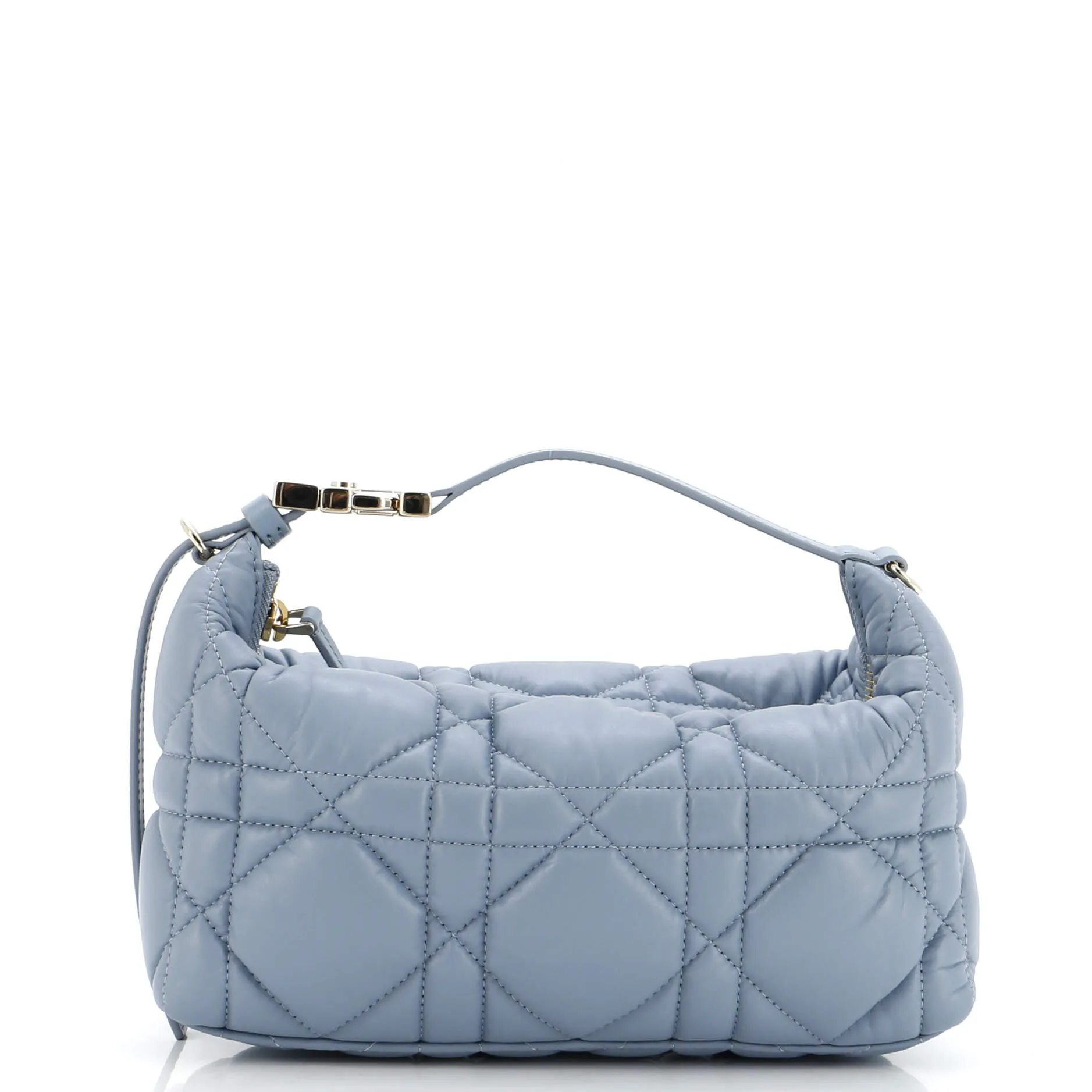 DiorTravel Nomad Pouch Macrocannage Quilt Calfskin Medium
