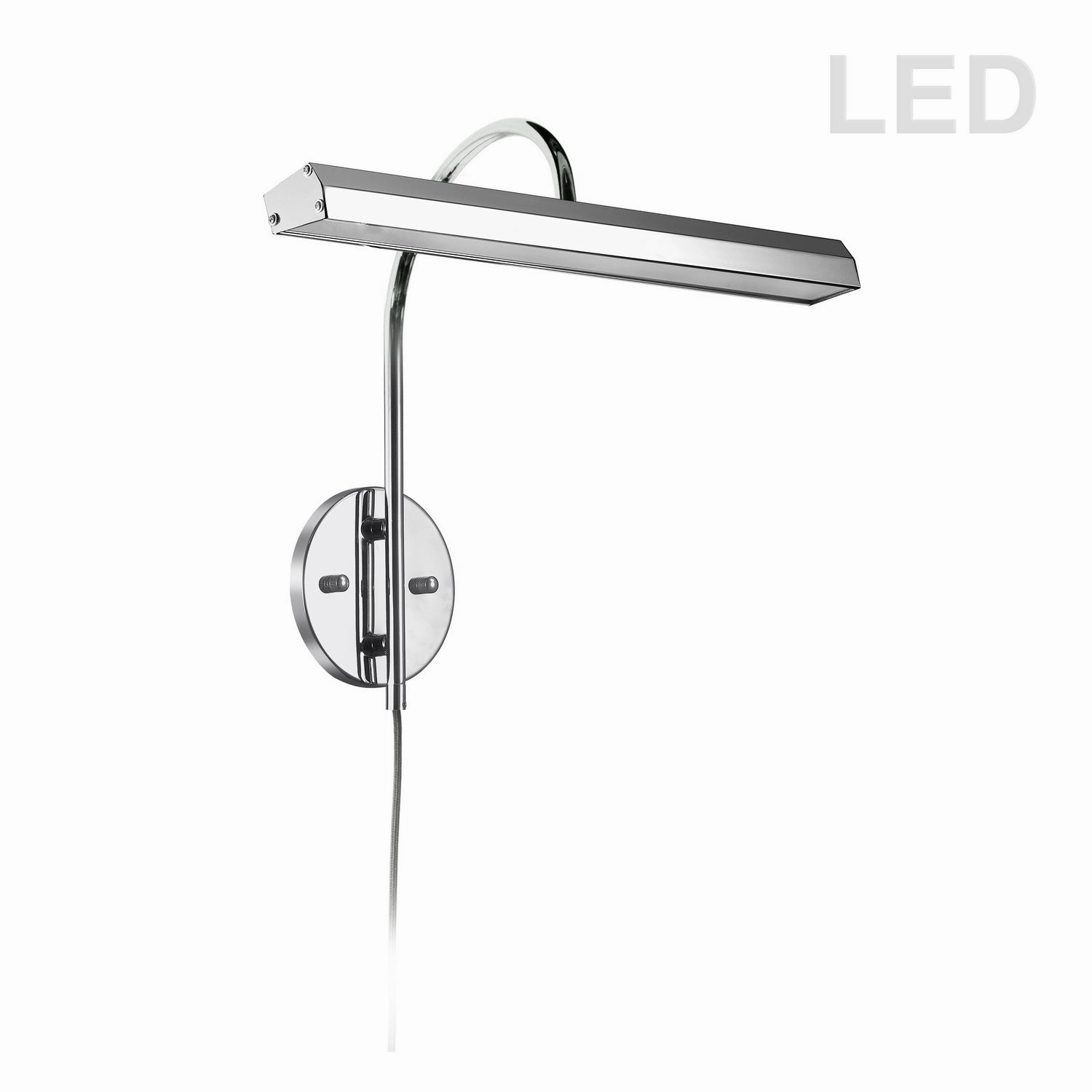 Display/Exhibit LED Picture Light Polished Chrome Wall Lights for patio sale