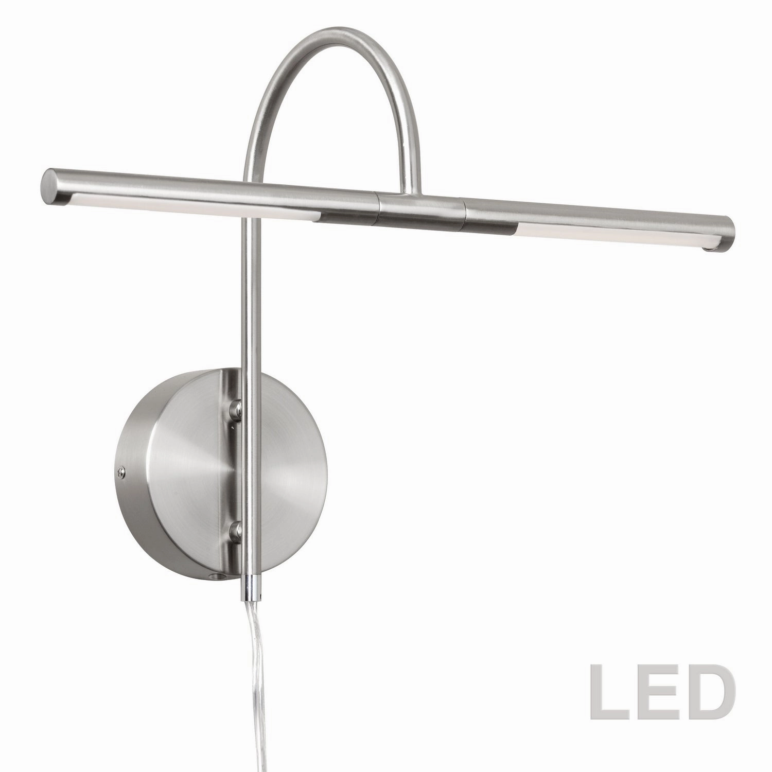 Display/Exhibit LED Picture Light Satin Chrome Wall Lights for patio sale