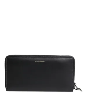 Dolce & Gabbana blue Exotic Leather Embossed Continental Men's Wallet (Pre-Owned)