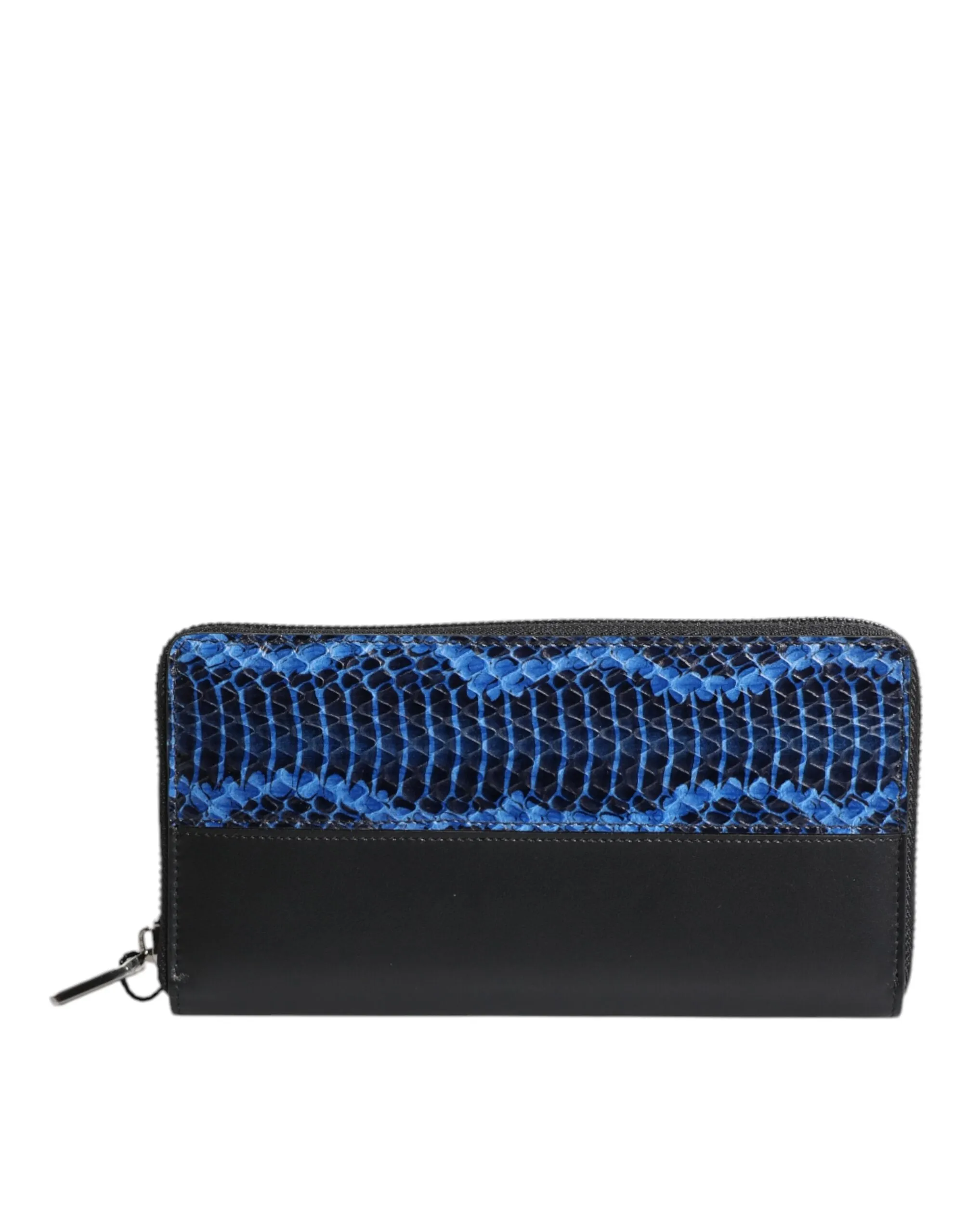 Dolce & Gabbana blue Exotic Leather Embossed Continental Men's Wallet