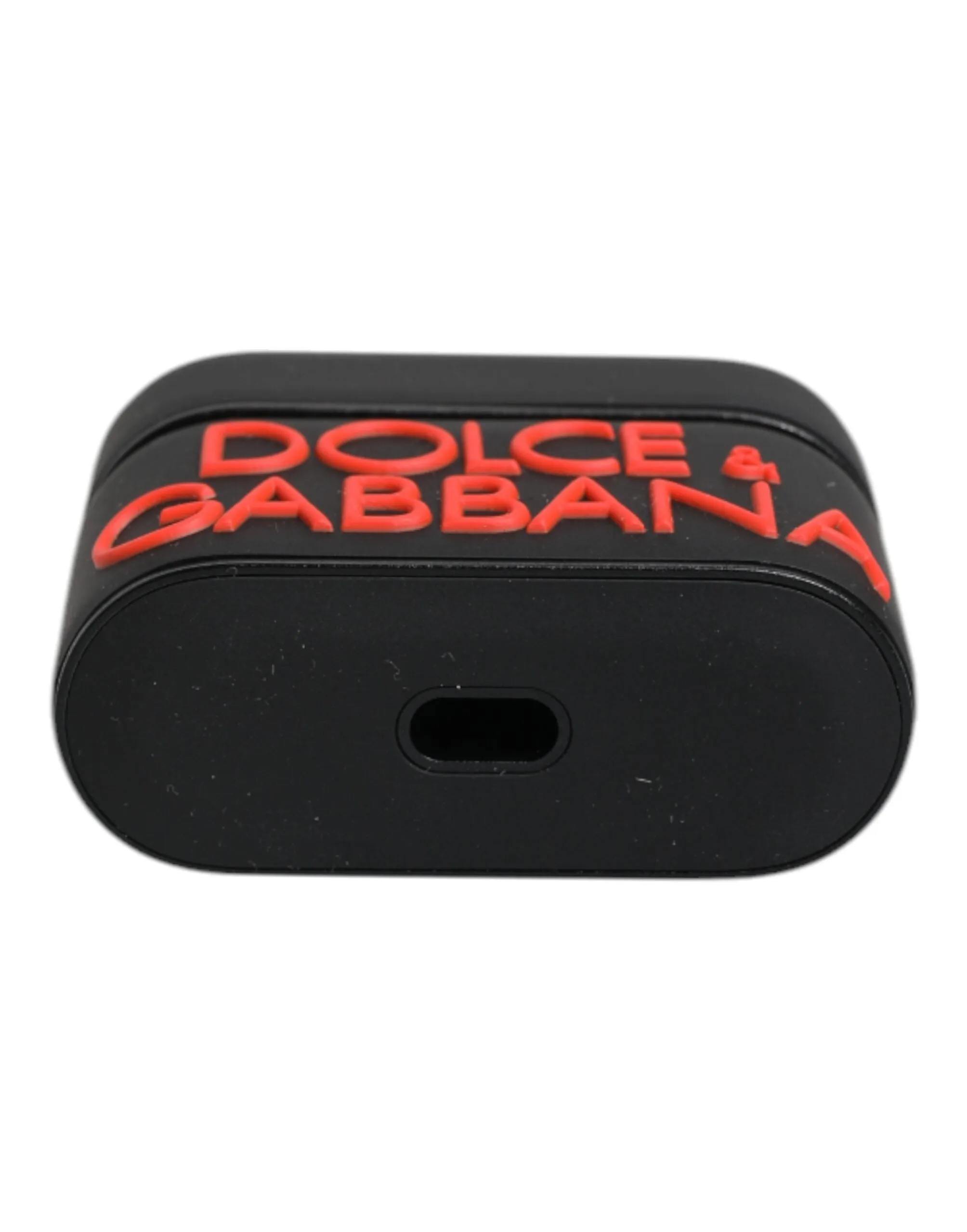 Dolce & Gabbana  Silicone Embossed Logo Airpods Men's Case