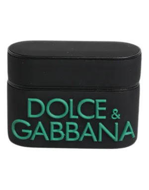 Dolce & Gabbana  Silicone Embossed Logo Airpods Men's Case