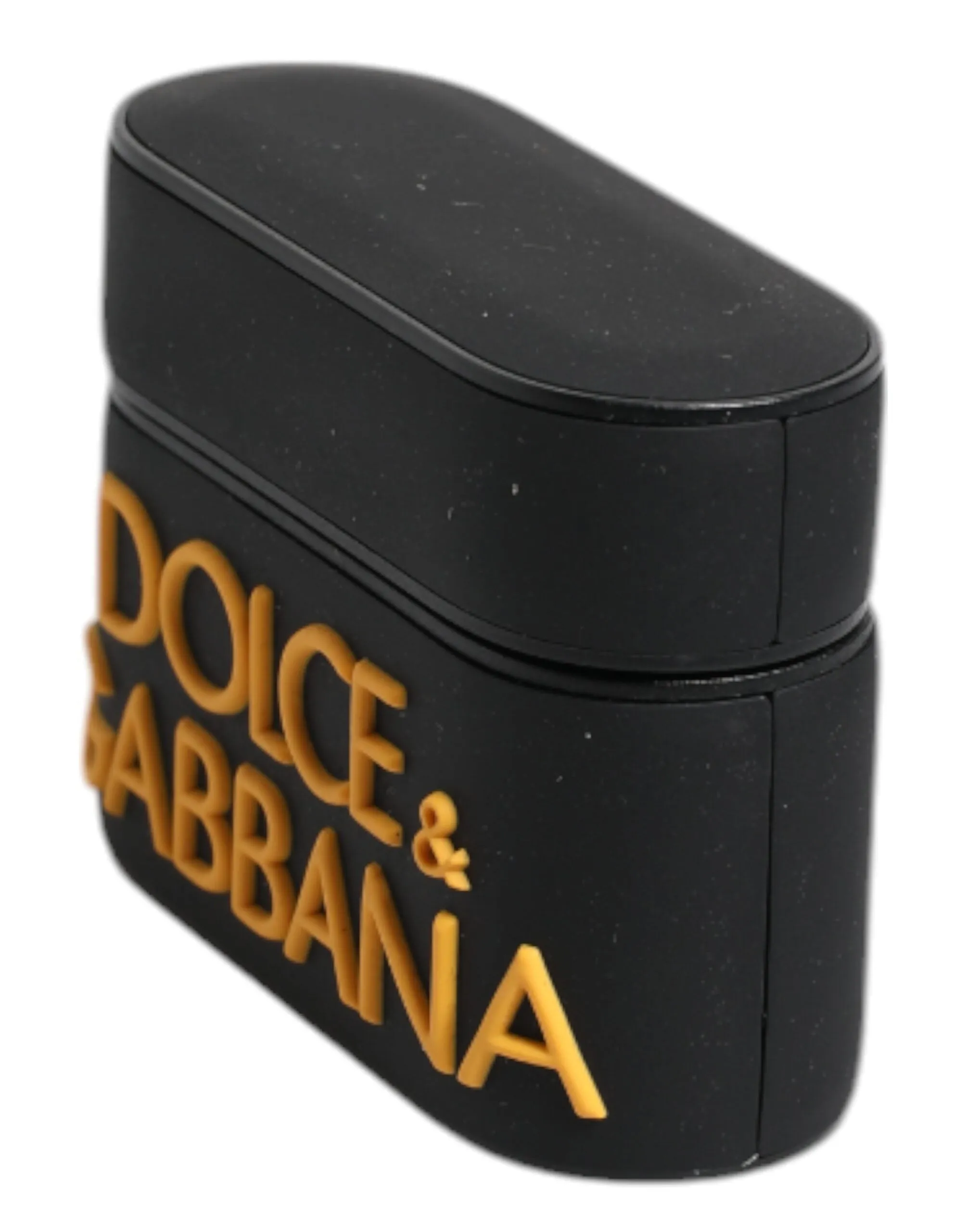 Dolce & Gabbana yellow Silicone Embossed Logo Airpods Men's Case