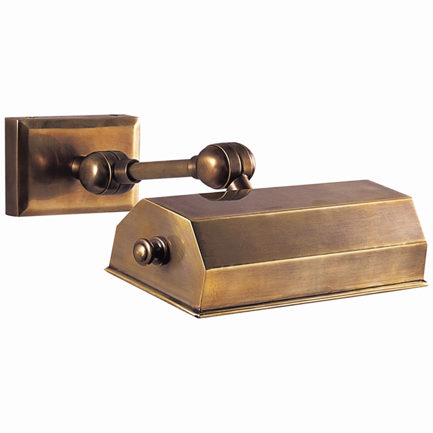 Dorchester Picture Light One Light Wall Sconce Antique-Burnished Brass Wall Lights for patio sale