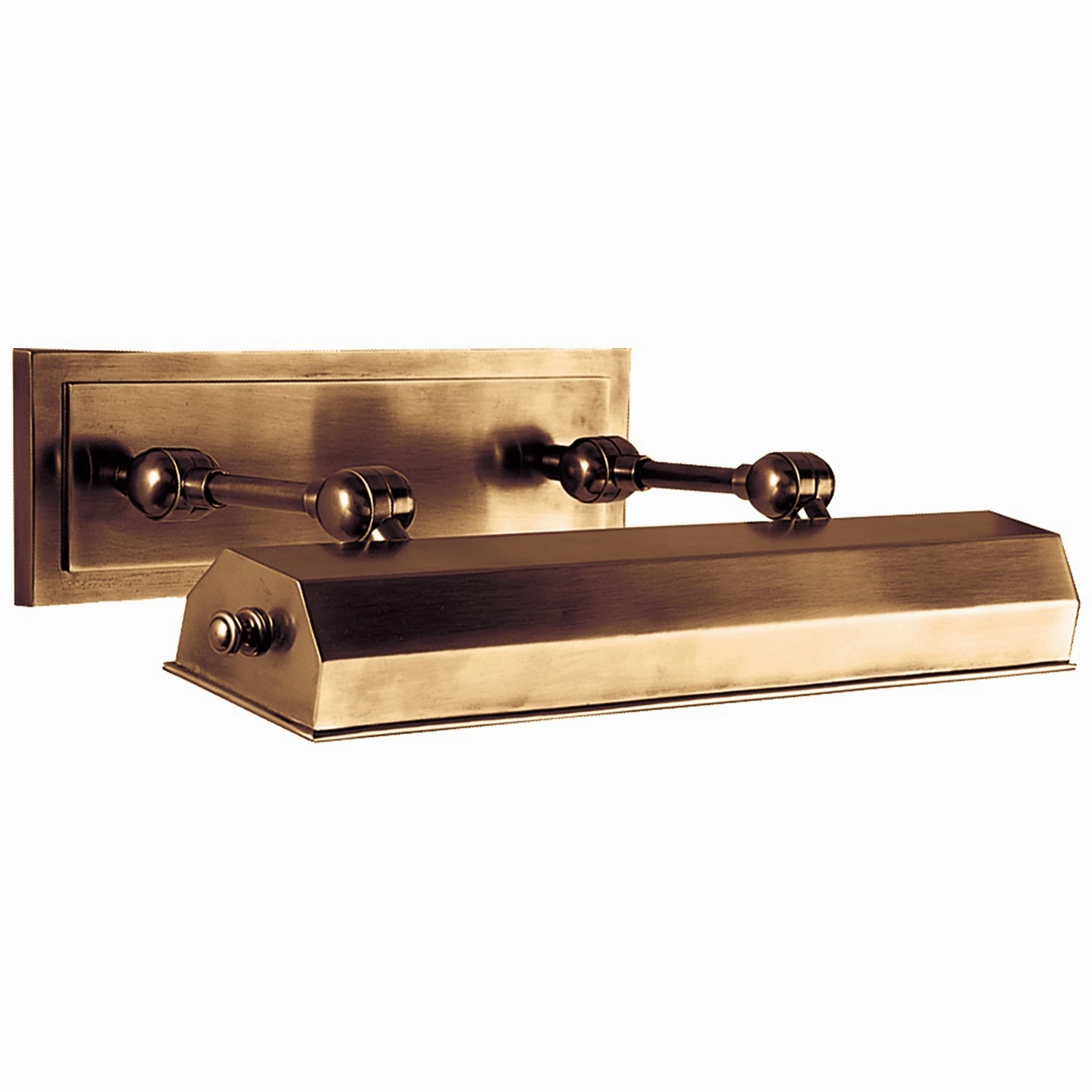 Dorchester Picture Light Two Light Picture Light Antique-Burnished Brass Wall Lights for patio sale