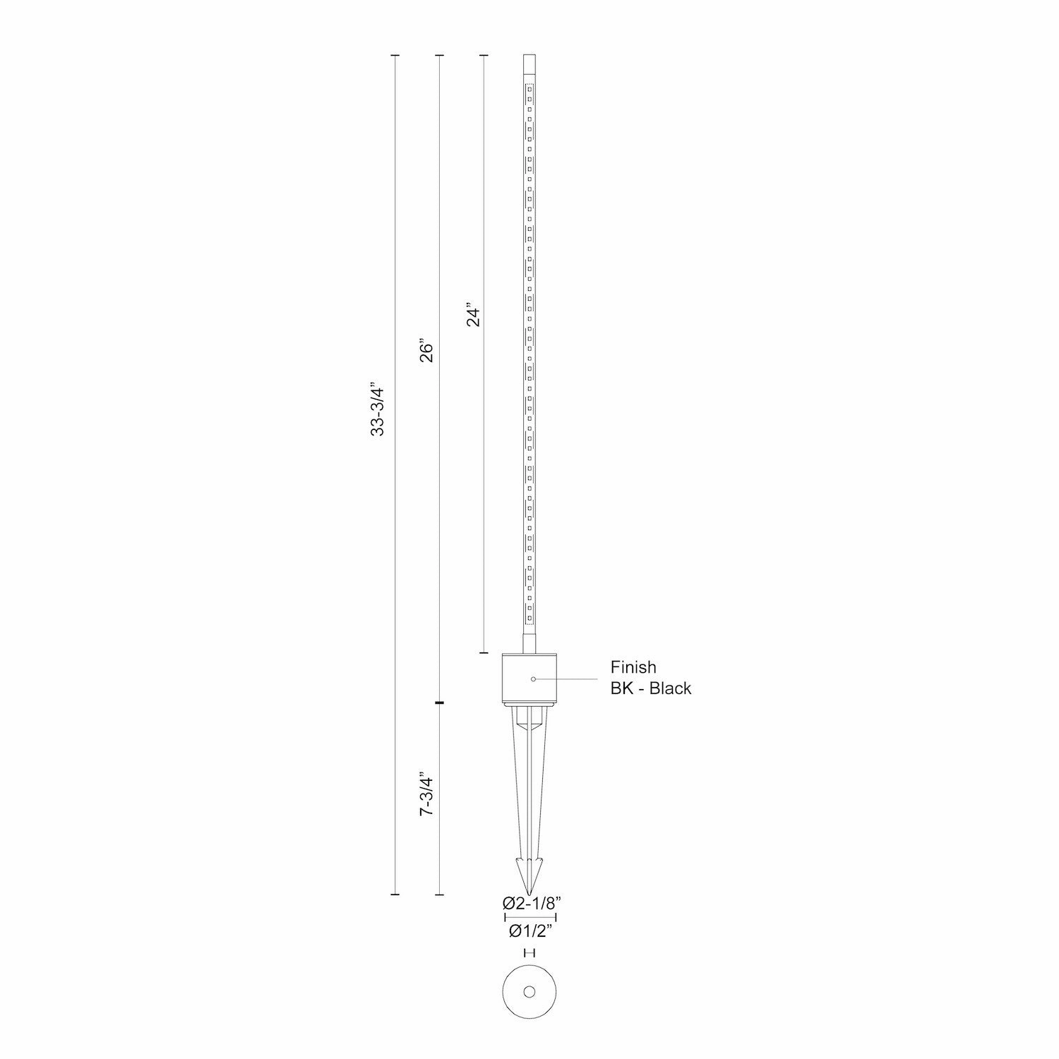 Dorian LED Garden Light Black Outdoor Path Lights special offer