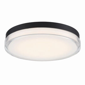 Dot LED Flush Mount Black Outdoor Ceiling Mount Lighting clearance